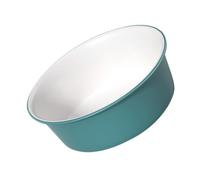 PENIKOKO Bacinella Lavapiedi e Lavaggio Mani in Plastica Spessa Vasca Multiuso Compatta e Resistente per Cucina e Bagno Design Doppio Colore Verde e Bianco Facile da Conservare e Portatile