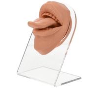 PENIKOKO Bocca e Viso Finti in Silicone Flessibile, Set per Esercitazione Piercing, Esposizione Gioielli, Strumento Didattico Compatto per Uso Professionale ed Educazione