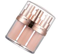 PENIKOKO Bottiglie Cosmetiche Vuote da Viaggio Tubi con Dispenser Push Down per Liquidi Skincare Riutilizzabili Compatte e Leggere per Bagno e Trucchi