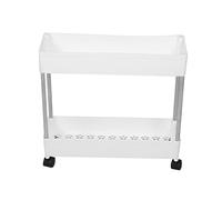PENIKOKO Carrellino Mobile Multi con Ruote Scaffale Stretto per Cucina e Bagno Portafrutta e Organizer per Utensili Design Ventilato e Capacità Elevata Facile da Spostare