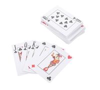 PENIKOKO Carte Da Gioco in Braille Jumbo Per Ipovedenti e Non Vedenti Mazzo Portatile Etichette Tattili Braille Supporto Per Intrattenimento e Ausilio Vita Quotidiana Per Visiva