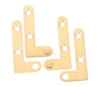 PENIKOKO Cerniera per Porta Pivotante Regolabile a Scomparsa in Rame, Cerniera a Perno e Giù Silenziosa, Set da 4 Pezzi per Porte in Legno, Vetro e Metallo, Ferramenta per Porte Segrete