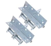 PENIKOKO Cerniere a Molla Pivotanti 2 Pezzi Chiusura Automatica e Ammortizzatore per Porte Armadi e Mobili Cucina Apertura 90 Gradi Metallo Resistente Installazione Semplice per Casa e