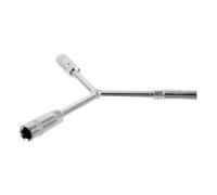 PENIKOKO Chiave a Croce per Pneumatici Auto Multifunzione, Estrattore e Installatore Stelo Valvola in Acciaio Resistente, Strumento Portatile 3 Vie per Riparazione Veicoli a Motore