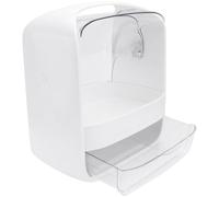 PENIKOKO Contenitore per Trucco Piccolo in Acrilico Trasparente Maniglia Scatola Multiuso Quadrata per Cosmetici Resistente e Portatile per Camera da Letto e Bagno