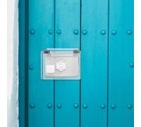 PENIKOKO Copertura Antipioggia per Campanello da Esterno Protezione per Macchina di Controllo Accessi Accessorio Multiuso per Dispositivi di Sicurezza Protezione Contro Corrosione e