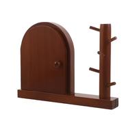 PENIKOKO Copertura in Legno per Presa Elettrica Rustica, Placca Protettiva per Interruttore della Luce con Supporto per Chiavi, Decorazione Murale per Casa, Ufficio e Camera da Letto