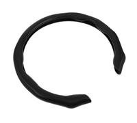 PENIKOKO Coprivolante Auto in Pelle Effetto Fibra di Carbonio Nero Antiscivolo Traspirante per Auto Suv e Camion Protezione Interni Resistente e Confortevole