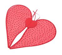 PENIKOKO Costume da Cupido Piumate a Forma di Cuore Nere, Accessori da Cosplay per Feste di Carnevale e San, Decorazioni Fotografiche Leggere e Riutilizzabili per Adulti