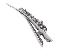 PENIKOKO Fermaglio per Chioma Grande Vintage a Becco D’anatra Strass, Accessorio Elegante in Lega Color Oro Chiaro, Molletta Decorativa per Feste, Viaggi e Uso Quotidiano