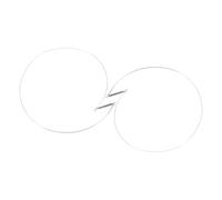 PENIKOKO Fermo per Guarnizione Porta Lavatrice in Acciaio Inox Argento 2 Pezzi Molla Resistente per Installazione Facile e Fissaggio Sicuro della Guarnizione