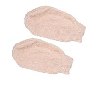 PENIKOKO Guanti Esfolianti da Bagno 2 Pezzi Riutilizzabili in Spugna Beige per Massaggio Corpo e Esfoliazione la Pelle le Braccia a Casa