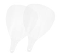 PENIKOKO Maschera Protettiva Per Viso Da Barbiere Protezione Completa Dalla Lacca Per Chioma, Trasparente, 2 Pezzi, Scudo Leggero e Riutilizzabile Per Salone e Uso Personale