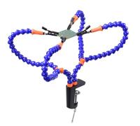 PENIKOKO Morsa da Banco a Morsetto Multifunzionale in Lega di Alluminio Braccio a 4 Artigli Compatta e Leggera Accessori per Saldatura e Modellismo Fai da Te