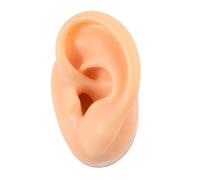 PENIKOKO Orecchio in Silicone Flessibile Realistico per Pratica Piercing Sinistro Corpo Umano per Esposizione Gioielli e Dimostrazioni Portatile