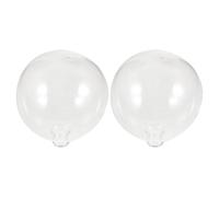 PENIKOKO Paralume in Vetro a Sfera G4 da 2 Pezzi, Piccolo Paralume per Lampada da Soffitto e Lampadario, Diametro 80 Mm con Attacco a Spina, per Soggiorno, Camera da Letto e Sala da