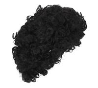 PENIKOKO Parrucca Corta Afro Nera da Donna Caschetto Ondulato Sintetico Riccio per Cosplay Toupet per Capelli Afro Look Naturale Facile da Mantenere