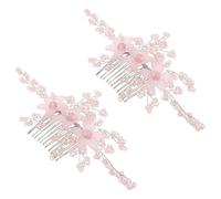 PENIKOKO Pettine Sposa Cristallo Acrilico Accessorio Sposa e Damigelle Pettine Laterale e Artigianale per Matrimonio Compatibile con Stili e Moderni