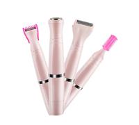 PENIKOKO Rasoio Elettrico Da Donna 4 in 1 Per Ascelle e Corpo, Rifinitore Privato Rosa, Depilatore Indolore Usb Ricaricabile e Lavabile Per Pelle Liscia