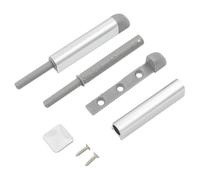 PENIKOKO Set 2 Chiusure Magnetiche a Pressione per Armadietti Fermo a Scatto in Alluminio e Acciaio Inox Chiusura per Porta Armadio senza Maniglia Regolabile per Mobili Cucina e Camera