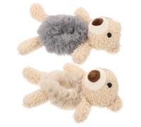 PENIKOKO Set 2 Pezzi Elastici per Chioma in Peluche a Forma di Orso Accessori Chioma per Ragazze Morbidi e Delicati sulla Pelle per Uso Quotidiano e Feste in Maschera Colori Blu Grigio