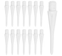 PENIKOKO Set 50 Punte di Ricambio Morbide per Freccette, Punte in Plastica Resistenti e Leggere, Accessori Professionali Compatibili per Gioco Elettronico e da Esterno