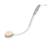 PENIKOKO Spazzola da Doccia Manico lungo Curva in Plastica Ergonomica, Leggera e Riutilizzabile, per Anziani e Pulizia Corpo Sotto la Doccia