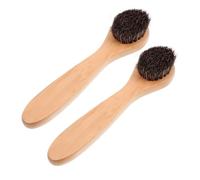 PENIKOKO Spazzola Manuale la Pulizia del Viso in Legno 2 Pezzi Set Setole Morbide per Esfoliazione e Rimozione Cellule Morte, Portatile per Pelle Liscia, Adatta a Viaggio, Lavoro e Palestra