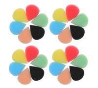 PENIKOKO Spugne Sagomate per Pittura Viso a Forma di Lacrima 30 Pezzi Set Morbide per Trucco Bambini Applicazione Uniforme per Feste e Lezioni D’arte