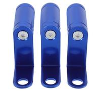 PENIKOKO Supporto per Specchietto Retrovisore in Alluminio per Moto 3 Pezzi, Staffa di Estensione Resistente alle Intemperie Riduzione Vibrazioni, Compatibile Scooter e Moto da Cross,