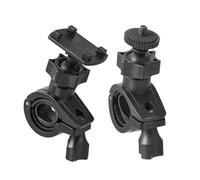 PENIKOKO Supporto per Specchietto Retrovisore per Manubrio Bicicletta e Veicoli Elettrici in ABS 2 Pezzi Viti Staccabili Compatibile con E-Bike e Scooter Staffa Laterale per