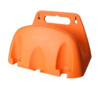 PENIKOKO Supporto Portatubo da Parete in Plastica Resistente per Giardino Porta con Sostegno Rinforzato Antisag Organizer per Tubo Acqua e Corda per Esterni Umidi Arancione