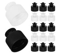 PENIKOKO Tappi per Bottiglie di Plastica a Pressione e Estrazione Set da 20 Pezzi Tappo a Strappo 28 MM Resistenti alle Perdite Compatibili per Uso Domestico e Ristorazione