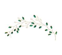 PENIKOKO Vite Decorativa per Chioma da Sposa Perle e Strass Accessori per Chioma da Donna e Ragazza Elegante Tralcio per Matrimoni e Feste