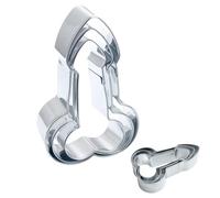 Penis Cookie Cutter Set, 3 Sizes Stainless Steel Biscuit & Fondant Molds, Funny Naughty Cookie Cutters for Adult Parties, Baking, DIY Cookies & Cake Decorating