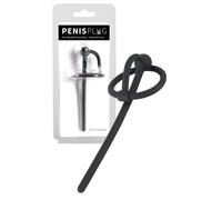 Penis plug dilatatore uretrale con anello fallico in silicone stimolatore uomo