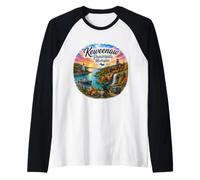 Penisola di Keweenaw, Michigan, Mi USA Lake Superior, Rame Maglia con Maniche Raglan