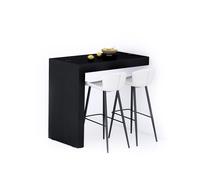 Penisola Evolution 120x60, Nero Frassino con Caricatore Wireless