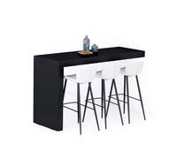 Penisola Evolution 180x60, Nero Frassino
