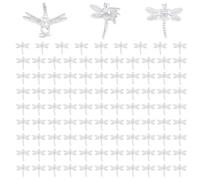 Penitue 100pz Mollette Orchidee per Piante Supporto, Libellula Portapianta Clip Carino Giardino Fiore Vite Mollette per Sostenere Steli Rampicanti Fusti Pianta Rampicante Crescere Ritto (Trasparente)