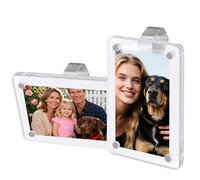 Penitue 2pz Portafoto per Auto Aletta Parasole, in Acrilico Magnetici Cornice Foto Auto Aletta Parasole Cornice Personalizzata Senza Residui per Tutti i Veicoli Mostra i Tuoi Ricordi più Cari