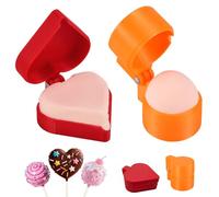 Penitue 2pz Stampi Cake Pop Forma Sfera e Cuore, Taglierina e Spingi Cake Pop in Plastica PLA Set Strumenti per Cottura Forme Stampate in 3D per Dolci Fatti Casa Feste Matrimoni
