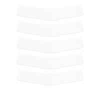 Penitue 5pz Colletto con Linguetta per Clero, Schiuma Impermeabile Morbida Colletti Linguetta Camicia Clericale Bianca Accessori Abbigliamento Minimalisti Adatti per Donne e Uomini