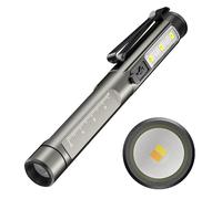 Penlight medico diagnostico, luce della torcia della penna ricaricabile, penlight LED riutilizzabile con batteria incorporata, calibro della pupilla per medico, infermiere, emergenza