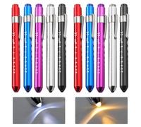 Penlight Per Infermieri,10 Pezzi Luce Diagnostica Per Studenti, Luce Diagnostica LED,Torcia Diagnostica Medica A Penna Per Infermieri,Medici,Studenti,Riutilizzabile