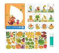 Penlimly Attività Autunnali | Creazione Autunnale Del Ringraziamento Con Foglie D'Autunno - Attività Creative Manuali Per Scuola Casa Feste Decorazioni Stagionali