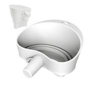 Penlimly Imbuto Farina Da Planetaria - Imbuto Da Travaso Per Conserve Di Frutta - Accessorio Per Versare Gli Ingredienti | Per Olio Marmellata Uova Liquidi Acqua Inscatolamento Cucina Pane Torta