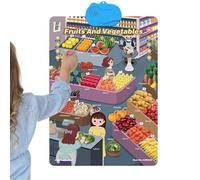 Penlimly Poster 'Alfabeto,Giochi Interattivi Divertenti Per Sviluppo Con Suono - Decorazione Per L'Aula Prescolare,Per Vacanze Compleanno Casa Soggiorno Interno Esterno Scuola E Familiare Quotidiano