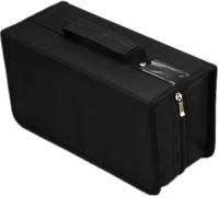 Penlonda Custodia per CD/DVD, organizer per raccoglitori, capacità 400 dischi, Nero, 11.4 x 6.3 x 5.0 inches, Resistente