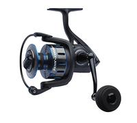 PENN Combat III, Mulinello da Spinning, Pesca in Mare, Mulinello Versatile per Barca, Kayak, Jigging, Surf, Unisex, Nero/Blu, 6000